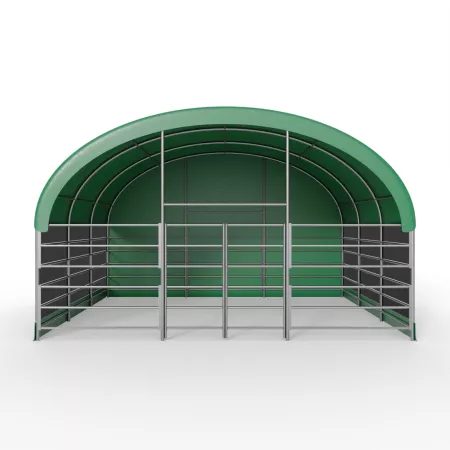 Přístřešek pro zvířata 8x8 m PVC 900 g/m²