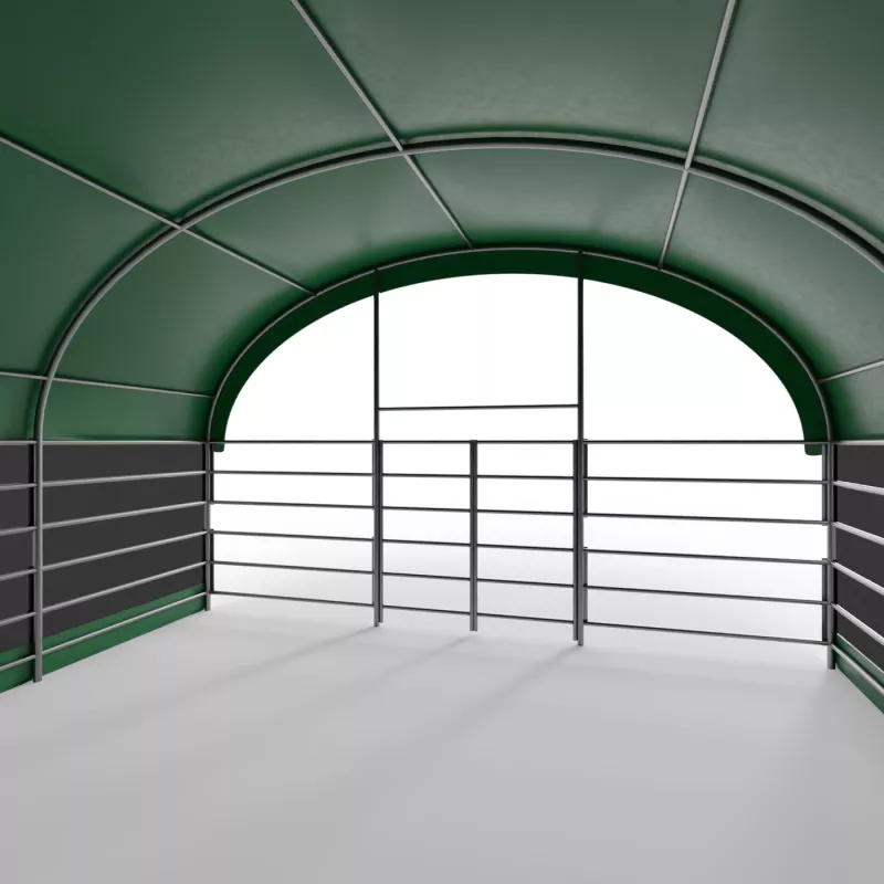 Přístřešky pro zvířata 8x8m PVC 750g/m2